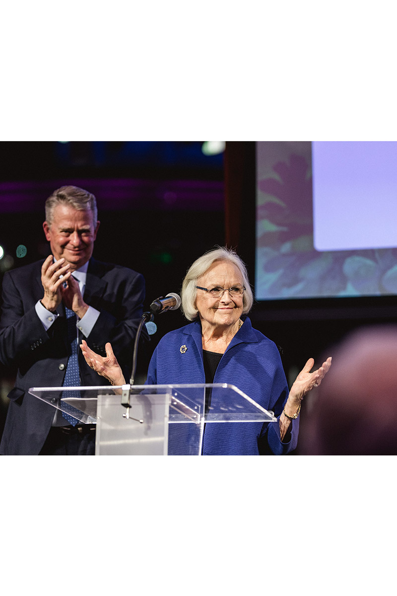 Governor Brad Little with Alice Hennessey