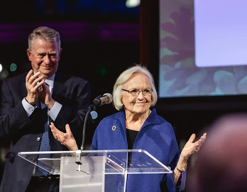 Gov. Brad Little and Alice Hennessey, 2023