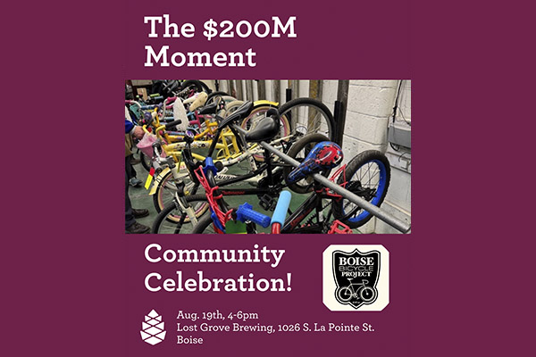 200M Boise celebration flyer